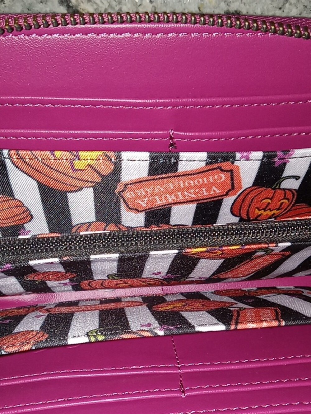 Vendula Ghoulevard Large Ziparound Wallet NWTS - Picture 9 of 9